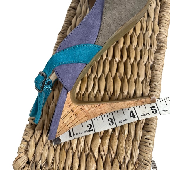 Guess Almost 5” Heel Cork Sling Back Open Toe SZ 7-1/2 - Picture 12 of 12